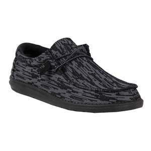 Hey Dude Men's Wally Sox 2 Casual Shoes - Camo Black - Size 10