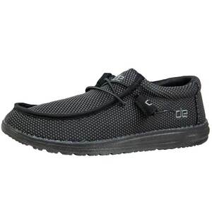 Hey Dude Men's Wally Sox Casual Shoes - Black - Size 10