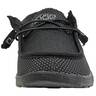 Hey Dude Men's Wally Sox Casual Shoes - Black - Size 10 - Black 10