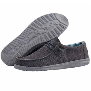 Hey Dude Men's Wally Sox Casual Shoes - Ice Grey - Size 9