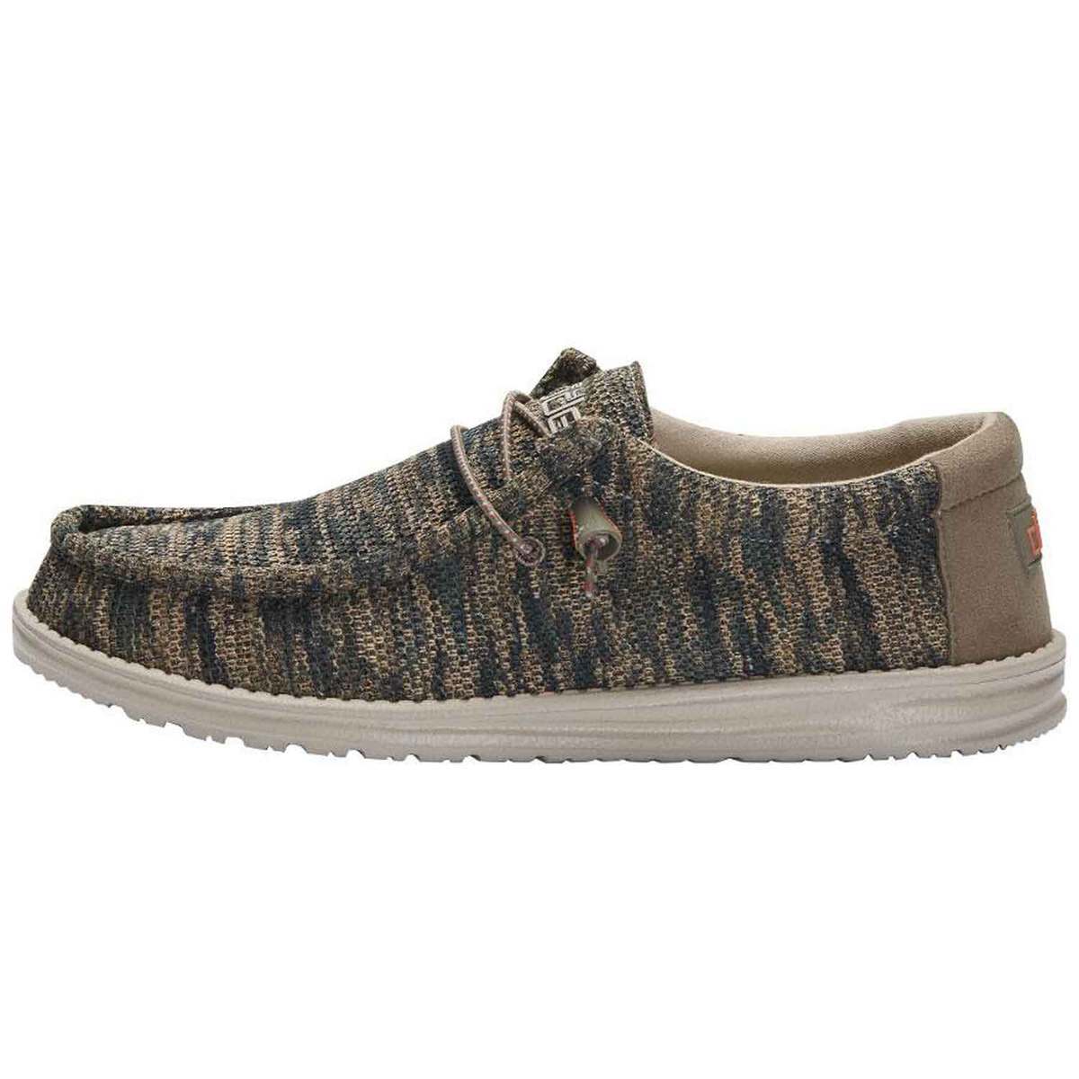 Hey Dude Men's Wally Sox Camo Casual Shoes Hey Dude Men's Wally Sox Camo Casual Shoes