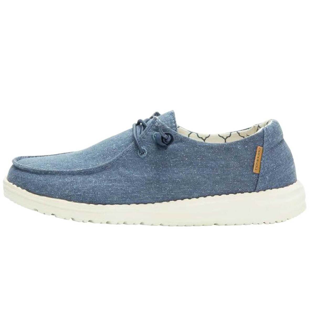 Hey Dude Women's Wendy Canvas Sparking Casual Shoes - Sparkling Denim ...