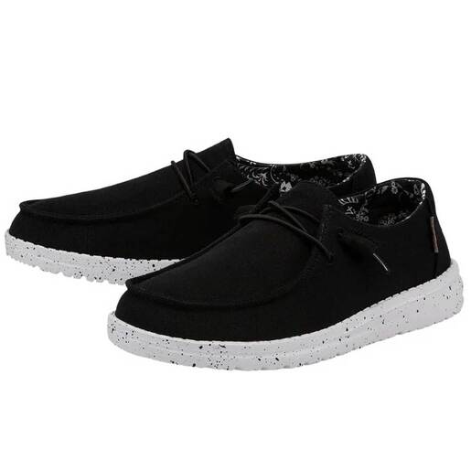 Hey Dude Women's Wendy Casual Shoes - Black Odyssey 6