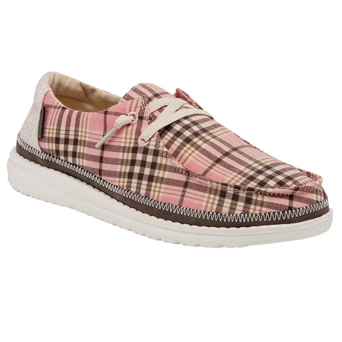 Hey Dude Women's Wendy Plaid Casual Shoes Hey Dude Women's Wendy Plaid Casual Shoes