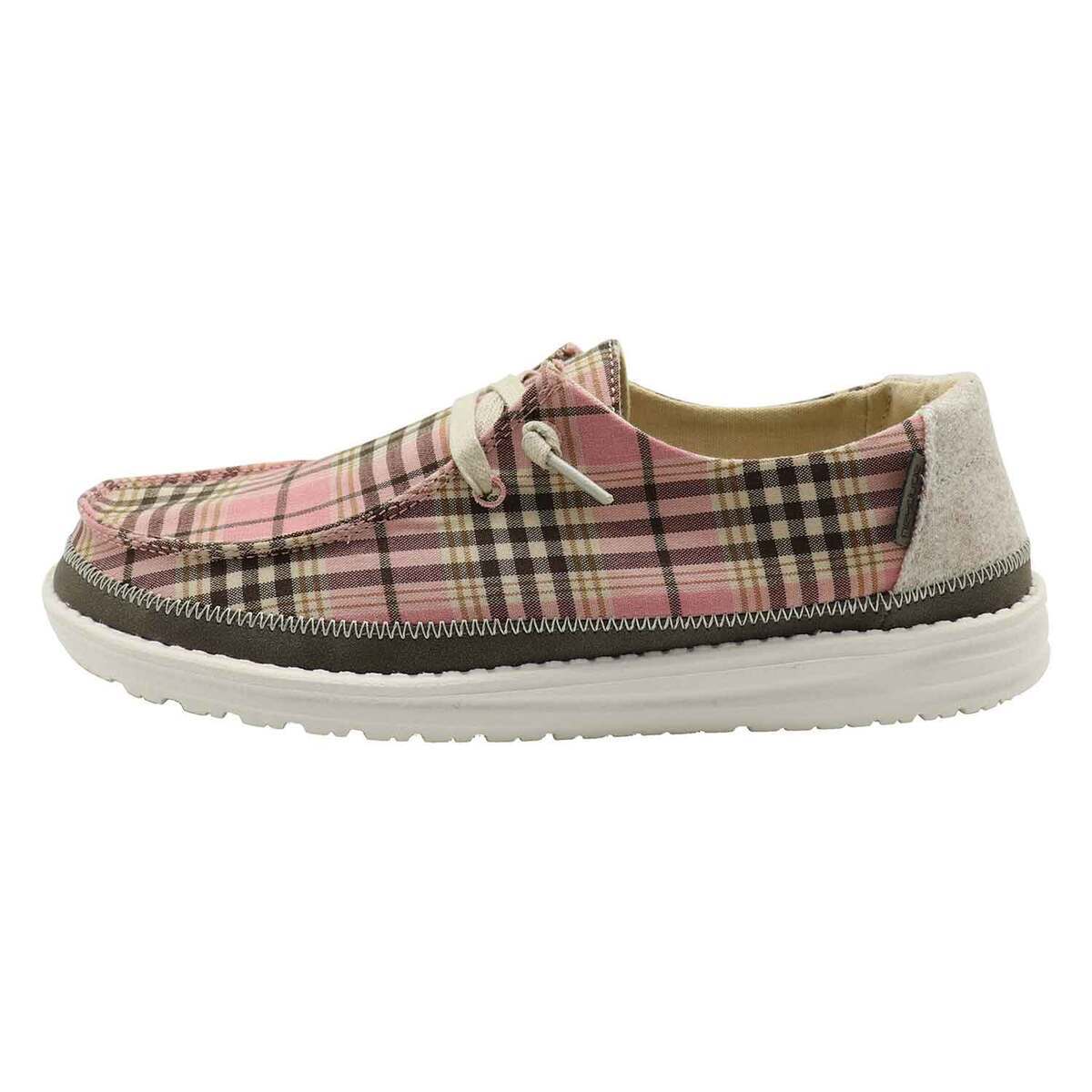 Hey Dude Women's Wendy Plaid Casual Shoes Hey Dude Women's Wendy Plaid Casual Shoes