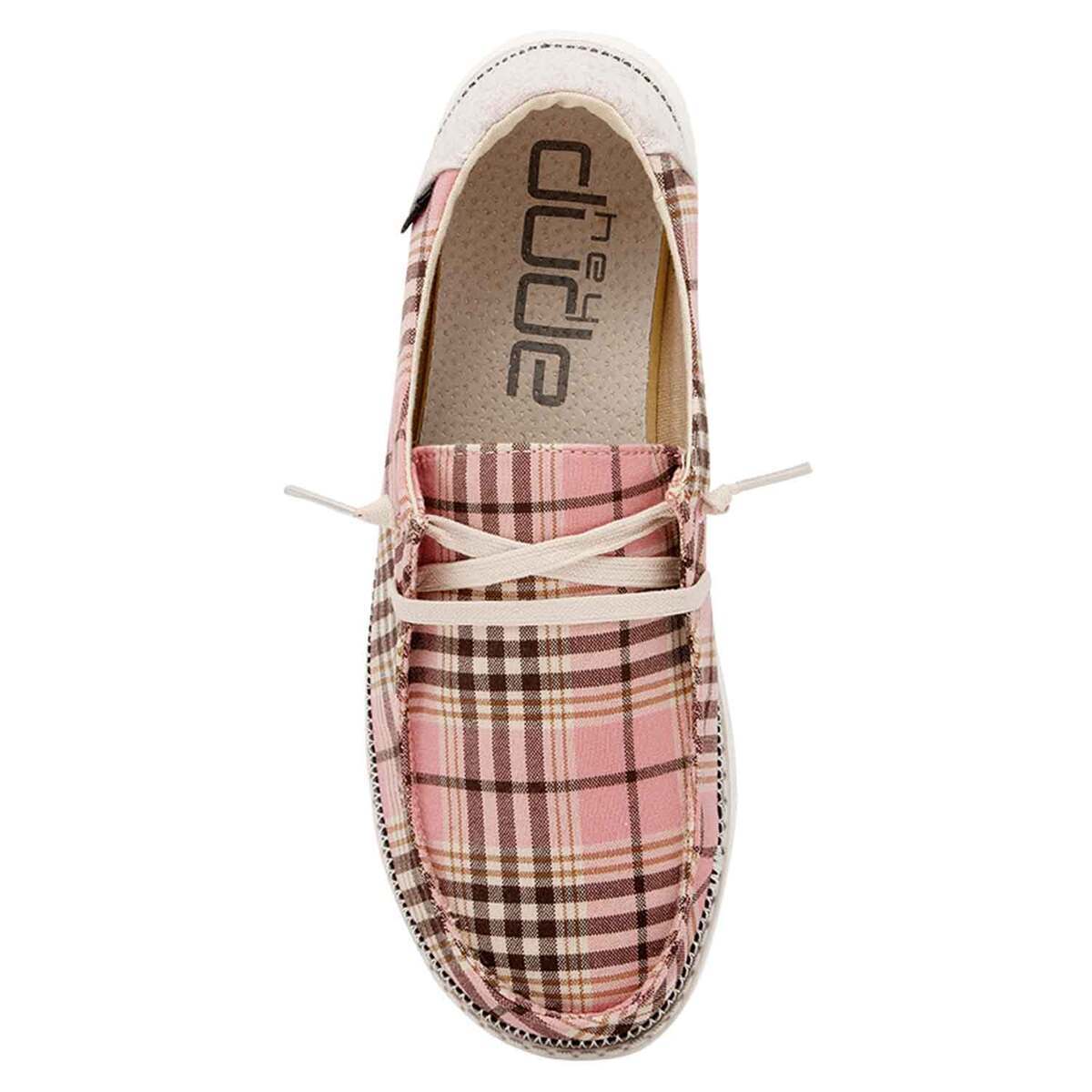 Hey Dude Women's Wendy Plaid Casual Shoes Hey Dude Women's Wendy Plaid Casual Shoes