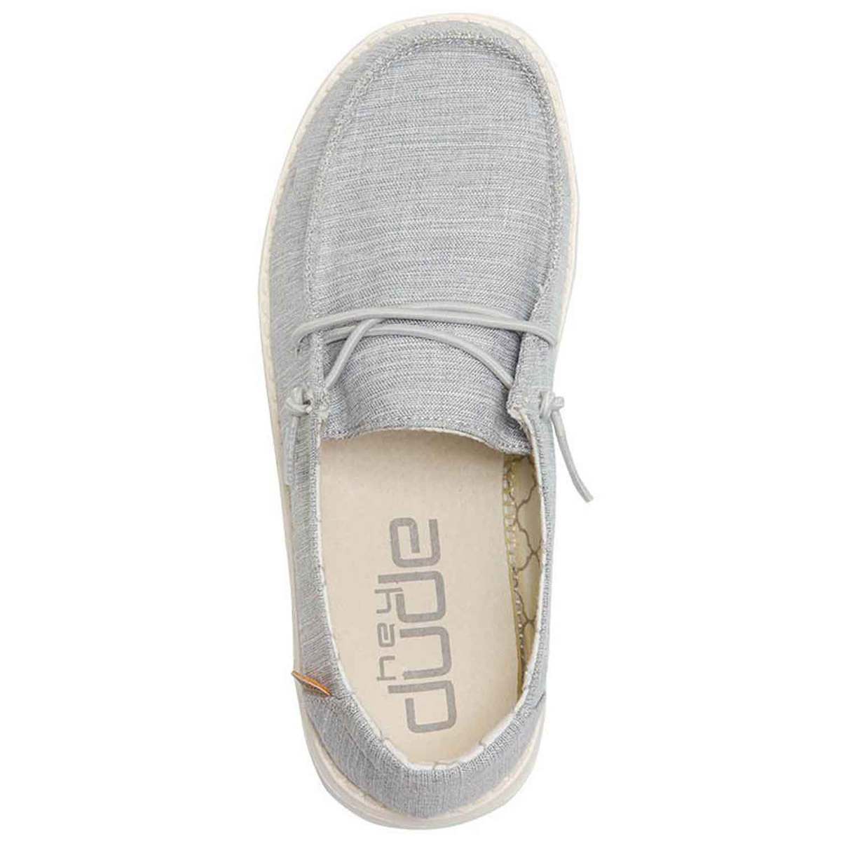 Hey Dude Youth Wendy Linen Casual Shoes - Gray - Size 10 - Gray 10 ...