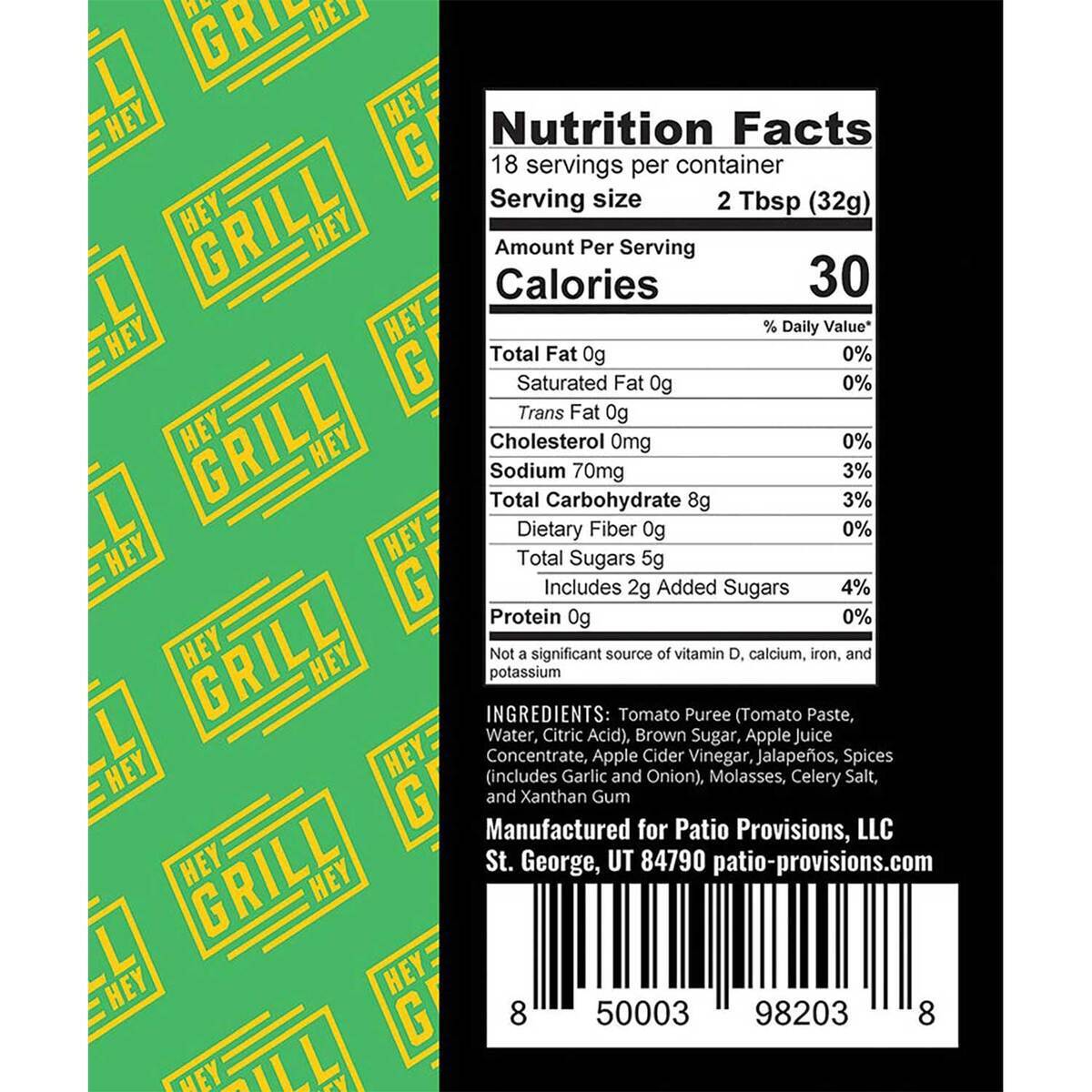 Hey Grill Hey Apple Jalapeno BBQ Sauce - 18oz - 18oz Hey Grill Hey Apple Jalapeno BBQ Sauce - 18oz - 18oz