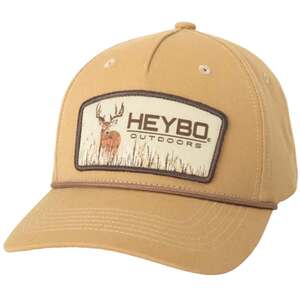 Heybo Deer Patch Rope Adjustable Hat - Tan - One Size Fits Most