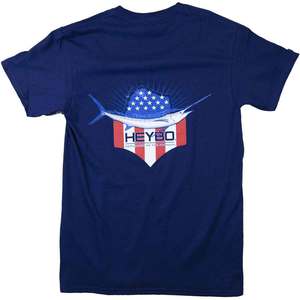 Heybo Men's American Marlin Short Sleeve Shirt