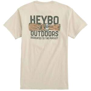 Heybo Men's Duck Call Short Sleeve Casual Shirt