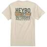 Heybo Men's Duck Call Short Sleeve Casual Shirt