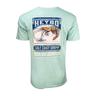 Heybo Men's Gulf Coast Shrimp Short Sleeve Shirt - Pacific Blue L