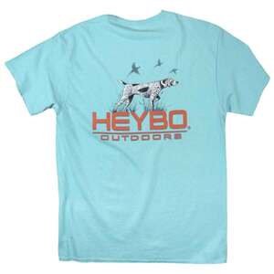 Heybo Men's Pointer and Pheasant Flush Short Sleeve Casual Shirt
