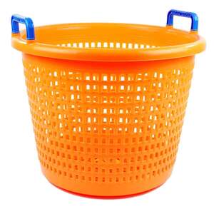 H&H Champagne Fish Keeper Basket - Orange, 40lb