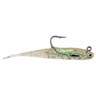 H&H Lure Co  Glass Minnow Double Rig Saltwater Soft Bait - Moon Glow, 1/8oz, 3in