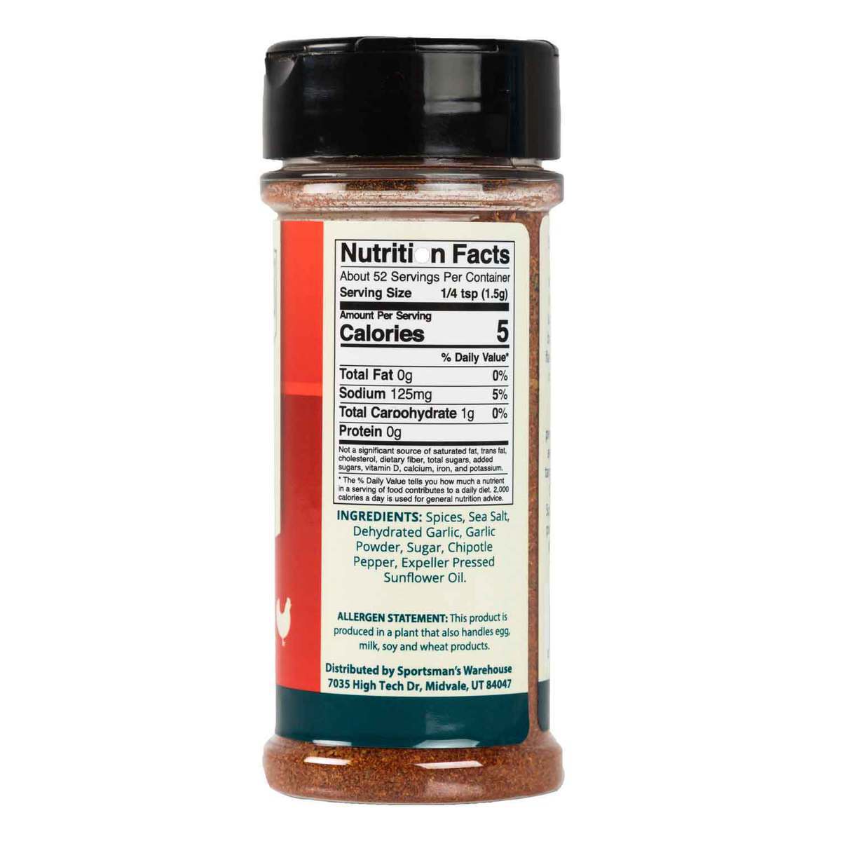 Sportsman's Warehouse Southwest Chipotle Rub - 2.75oz Sportsman's Warehouse Southwest Chipotle Rub - 2.75oz