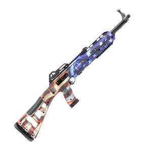 Hi-Point 45TS Carbine 45 Auto (ACP) 17.5in Grand Union Flag Pattern Semi Automatic Modern Sporting Rifle - 9+1 Rounds