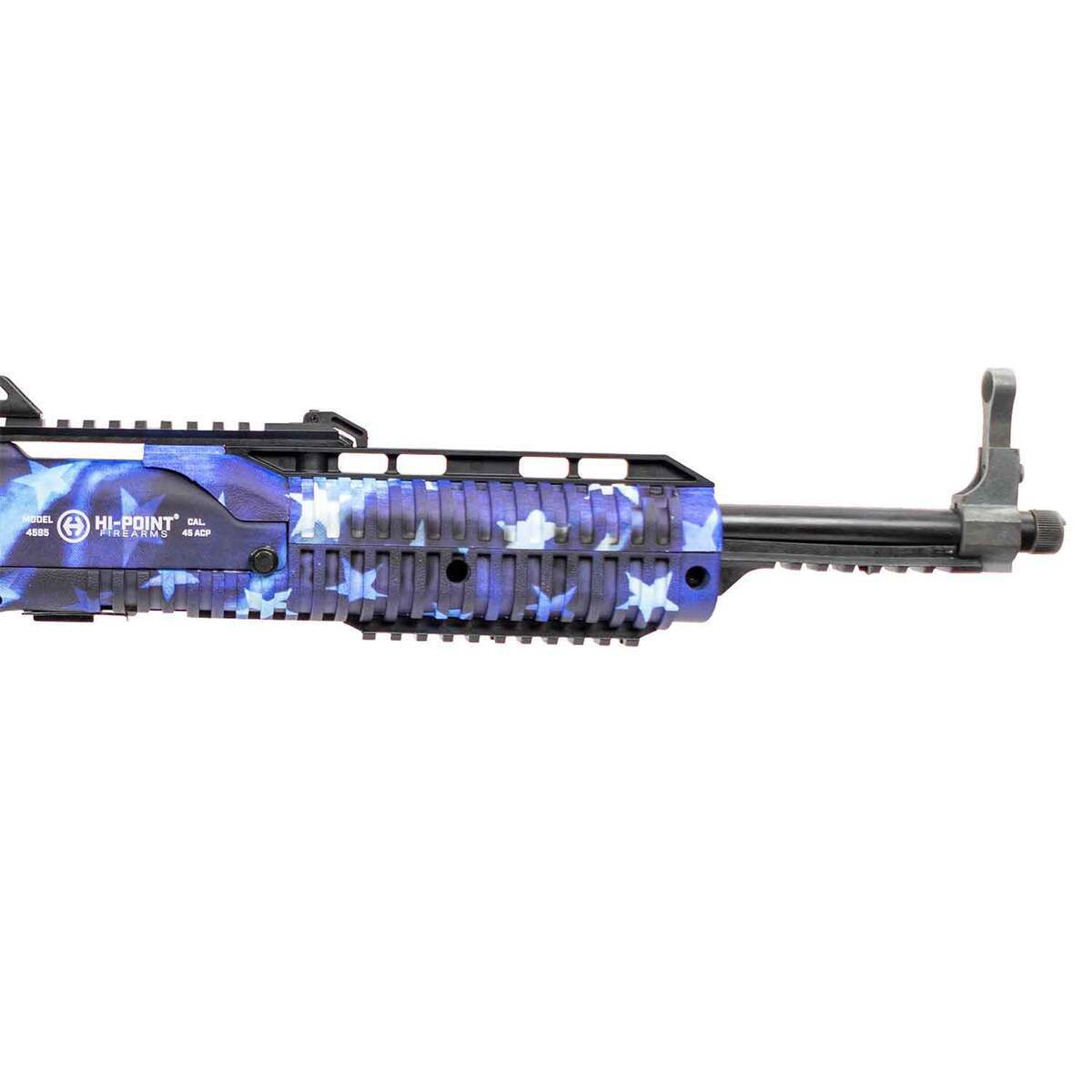 Hi-Point 45TS Carbine 45 Auto (ACP) 17.5in Grand Union Flag Pattern Semi Automatic Modern Sporting Rifle - 9+1 Rounds - Red/Blue Hi-Point 45TS Carbine 45 Auto (ACP) 17.5in Grand Union Flag Pattern Semi Automatic Modern Sporting Rifle - 9+1 Rounds - Red/Blue