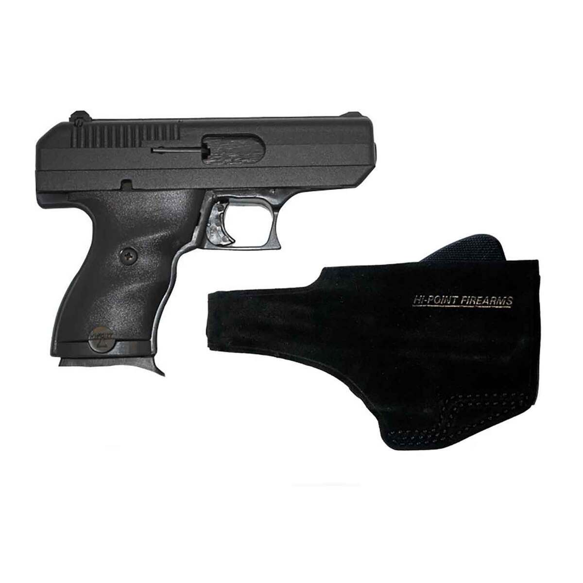 Hi-Point 916 w/Galco Leather 9mm Luger 3.5in Black Pistol - 8+1 Rounds Hi-Point 916 w/Galco Leather 9mm Luger 3.5in Black Pistol - 8+1 Rounds