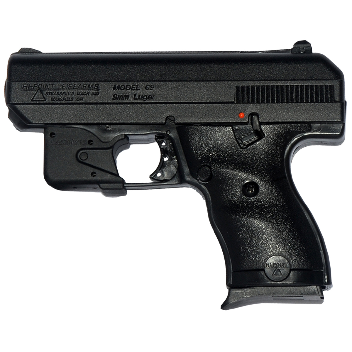 Hi-Point 916 w/LaserLyte 9mm Luger Black Pistol 8+1 Rounds