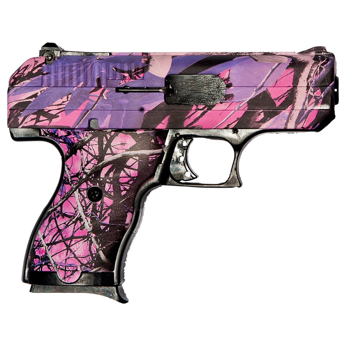 Hi-Point CF380 380 Auto (ACP) 3.5in Pink Country Girl Camo Pistol - 8+1 Rounds Hi-Point CF380 380 Auto (ACP) 3.5in Pink Country Girl Camo Pistol - 8+1 Rounds