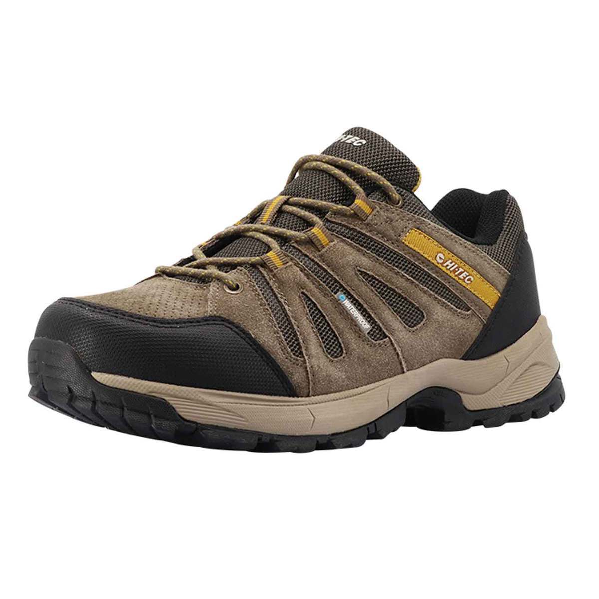 Hi-Tec Men's Canvey Waterproof Low Hiking Shoes - Taupe - Size 11.5 ...