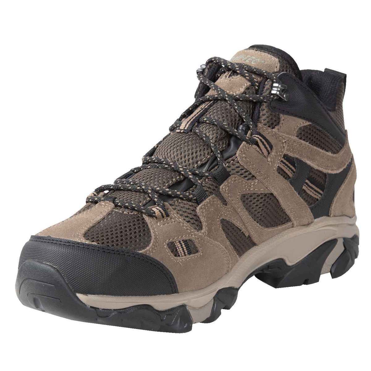 HiTec Men's Ravus Vent Waterproof Mid Hiking Boots Dark Taupe Size 8.5 Dark Taupe Size HiTec Men's Ravus Vent Waterproof Mid Hiking Boots Dark Taupe Size 8.5 Dark Taupe Size