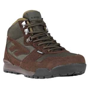 Hi-Tec Men's Sierra Lite Mid Hiking Boots - Chocolate - Size 10