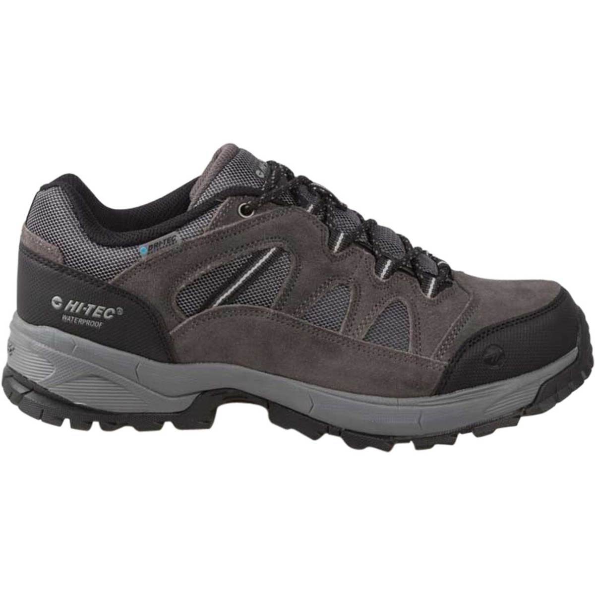 Hi-Tec Men's Wasatch Waterproof Low Hiking Shoes - Gray - Size 9.5 ...