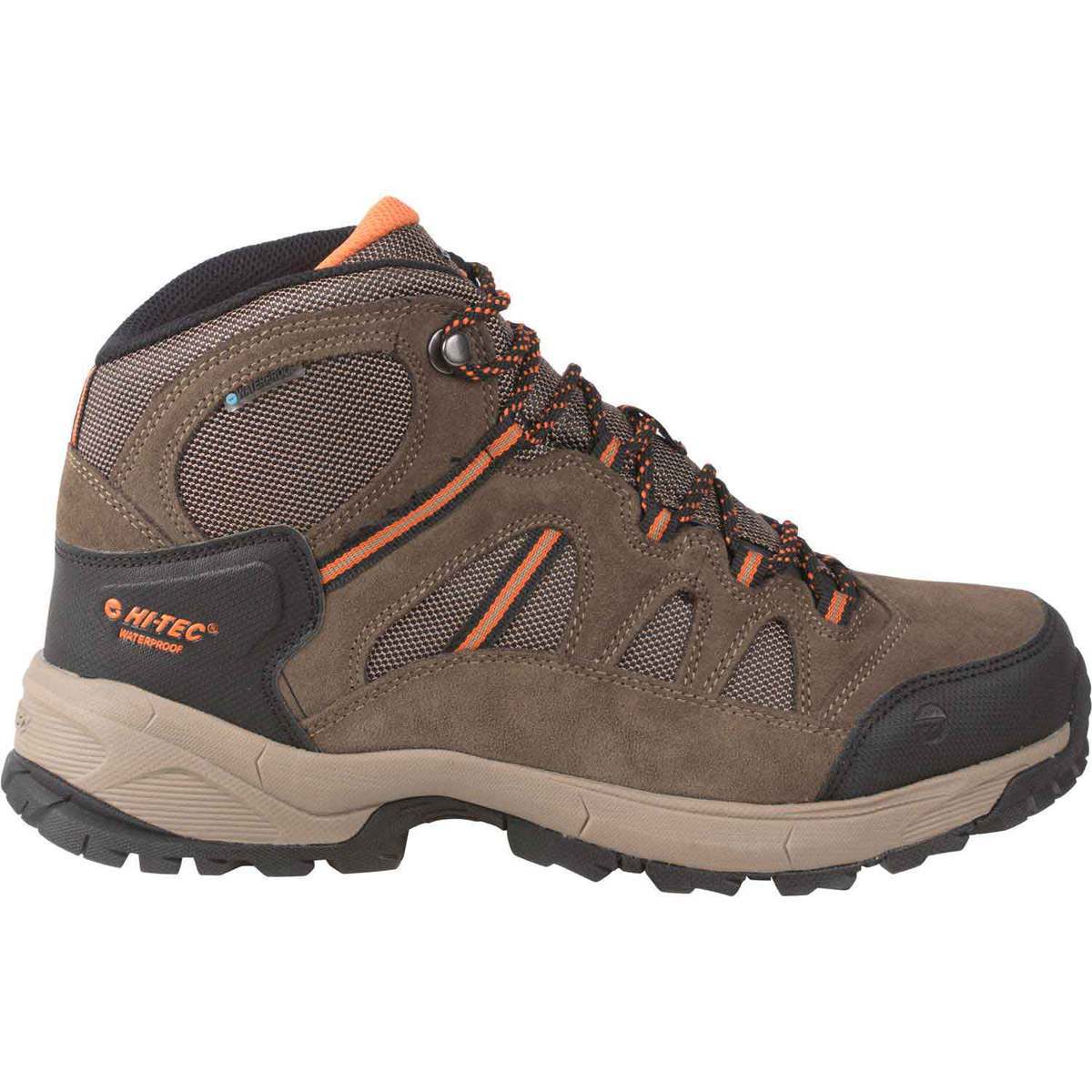 Hi-Tec Men's Wasatch Waterproof Mid Hiking Boots - Smoke - Size 11 - Smoke 11 Hi-Tec Men's Wasatch Waterproof Mid Hiking Boots - Smoke - Size 11 - Smoke 11