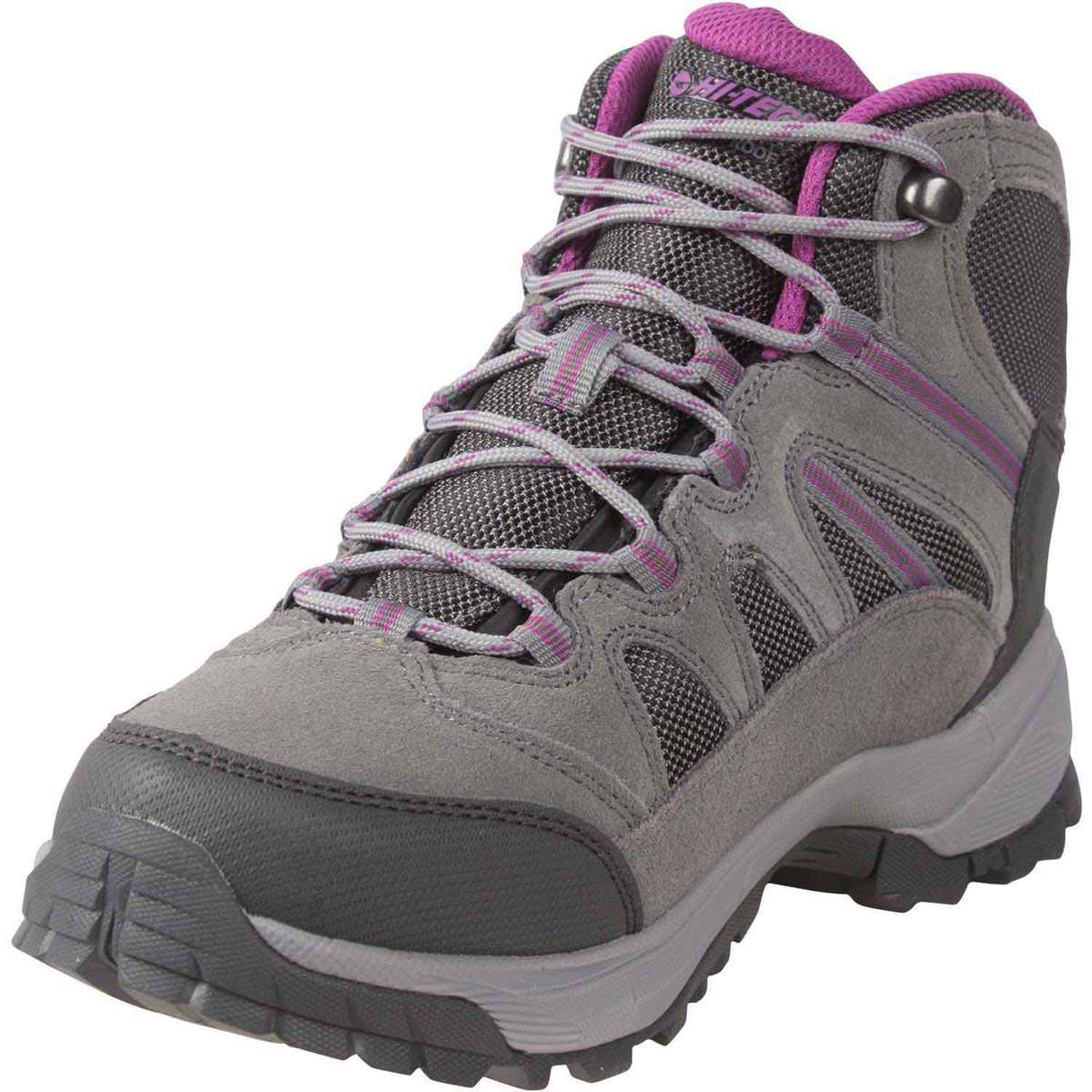 Hi-Tec Women's Wasatch Waterproof Mid Hiking Boots - Charcoal - Size 7 ...