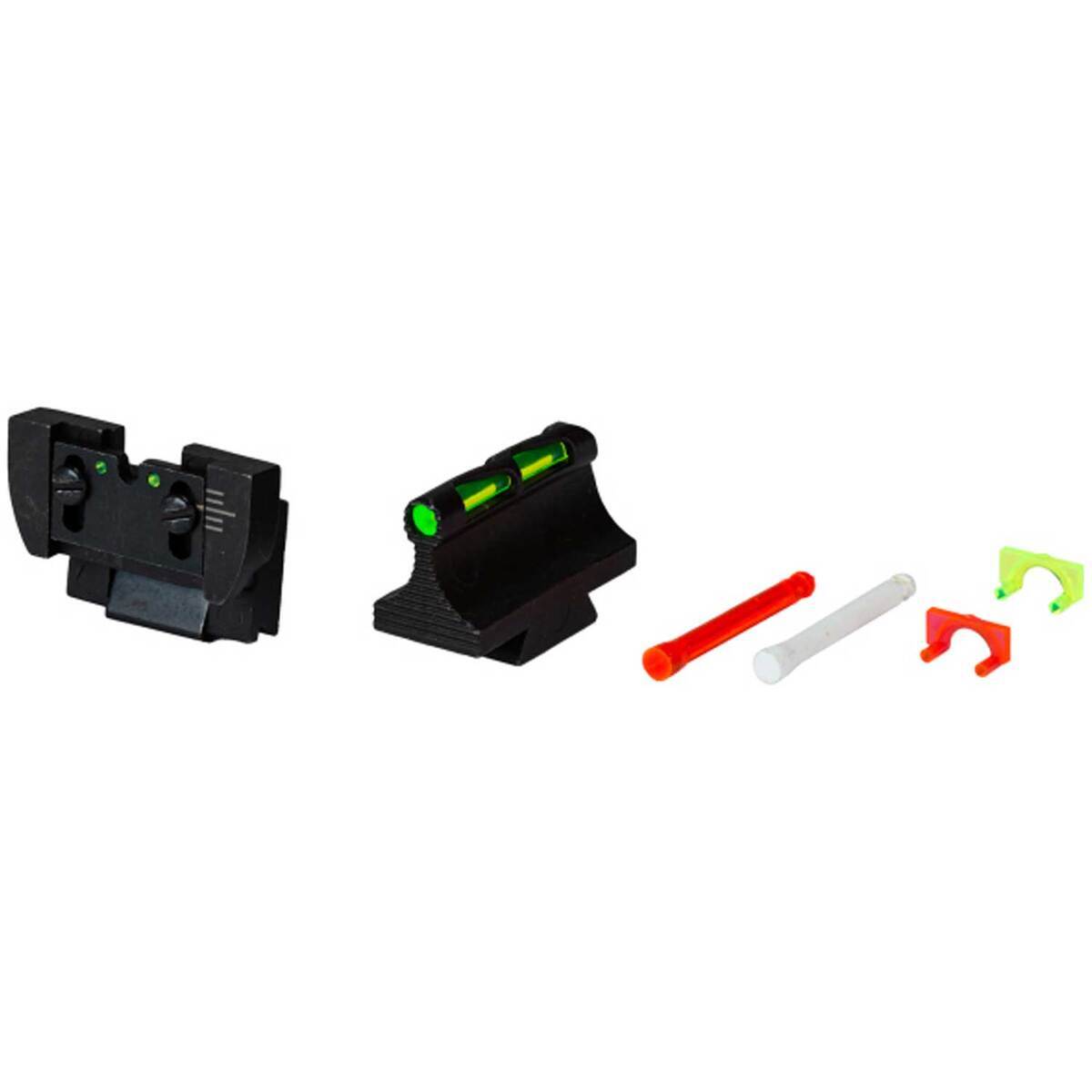 Hi Viz Ruger 10/22 Interchangeable 3-Dot Rifle Sight Set - Green - Black Hi Viz Ruger 10/22 Interchangeable 3-Dot Rifle Sight Set - Green - Black