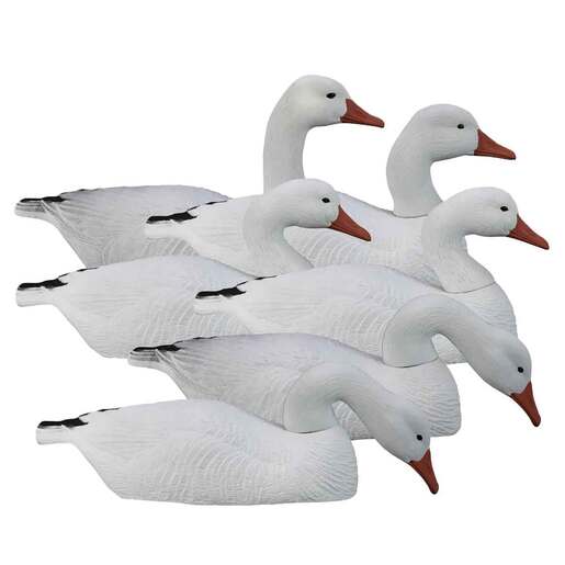 Higdon Full-Size Half-Shell Snow Goose Decoy – 6 Pack