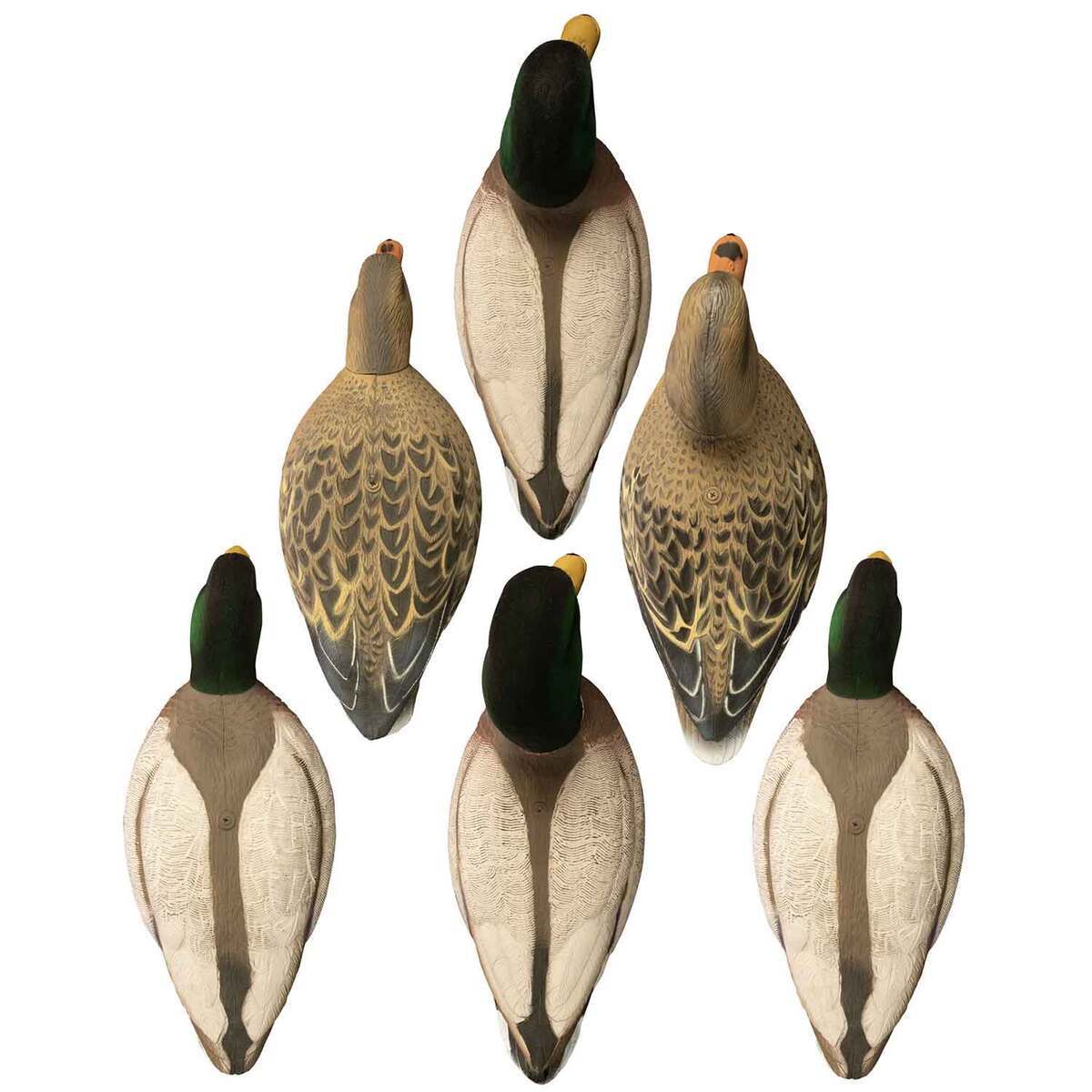 Higdon Magnum Full Body Mallards Duck Decoys - 6 Pack Higdon Magnum Full Body Mallards Duck Decoys - 6 Pack