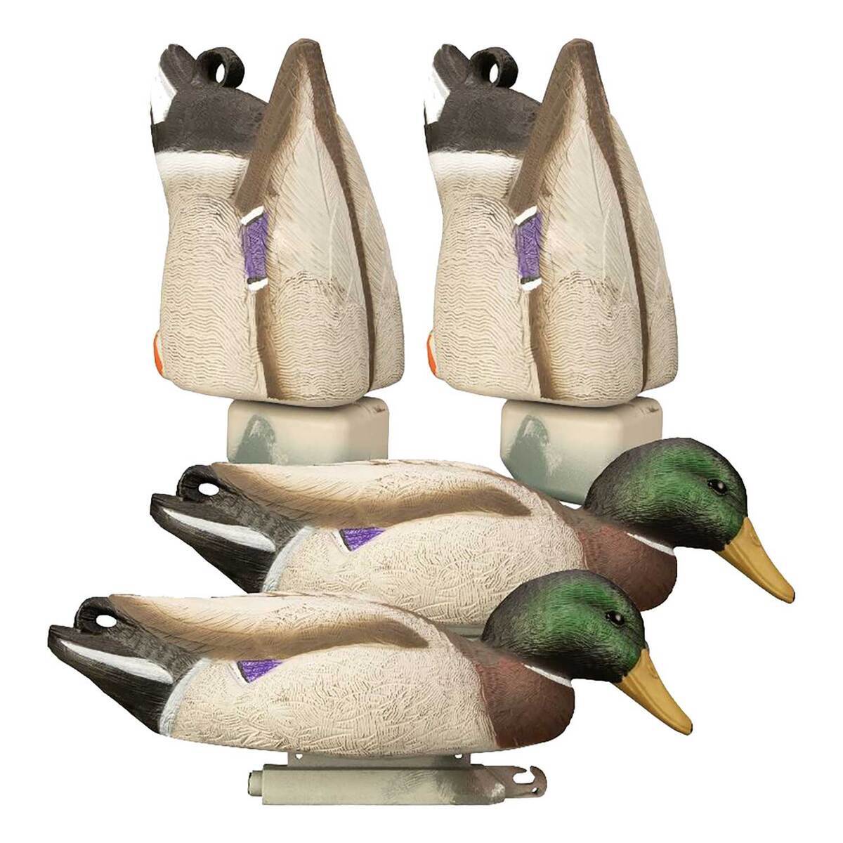 Higdon Outdoors Magnum Feeder Mallard Decoys - 4 Pack Higdon Outdoors Magnum Feeder Mallard Decoys - 4 Pack