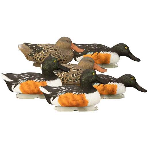 Higdon Outdoors Standard Shoveler Drake/Hen Decoy – 6 Pack