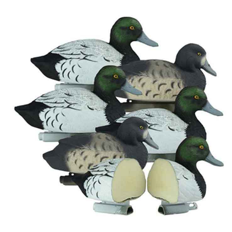 Higdon Standard Bluebill Foam Filled Duck Decoys - 6 Pack Higdon Standard Bluebill Foam Filled Duck Decoys - 6 Pack