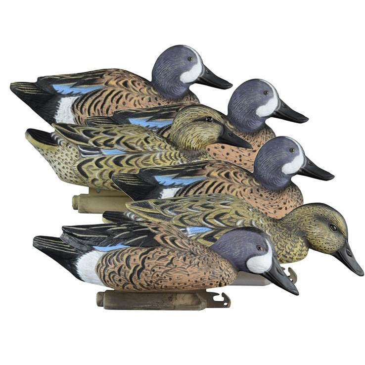 Higdon Standard Foam Filled Blue Wing Teal Duck Decoys - 6 Pack Higdon Standard Foam Filled Blue Wing Teal Duck Decoys - 6 Pack