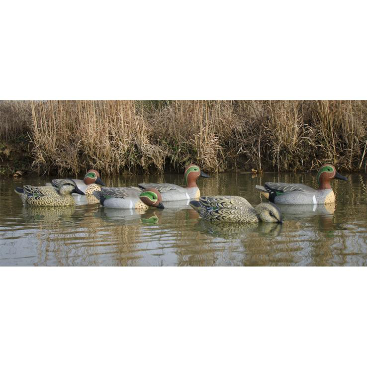 Higdon Standard Foam Filled Green Wing Teal Duck Decoys - 6 Pack Higdon Standard Foam Filled Green Wing Teal Duck Decoys - 6 Pack