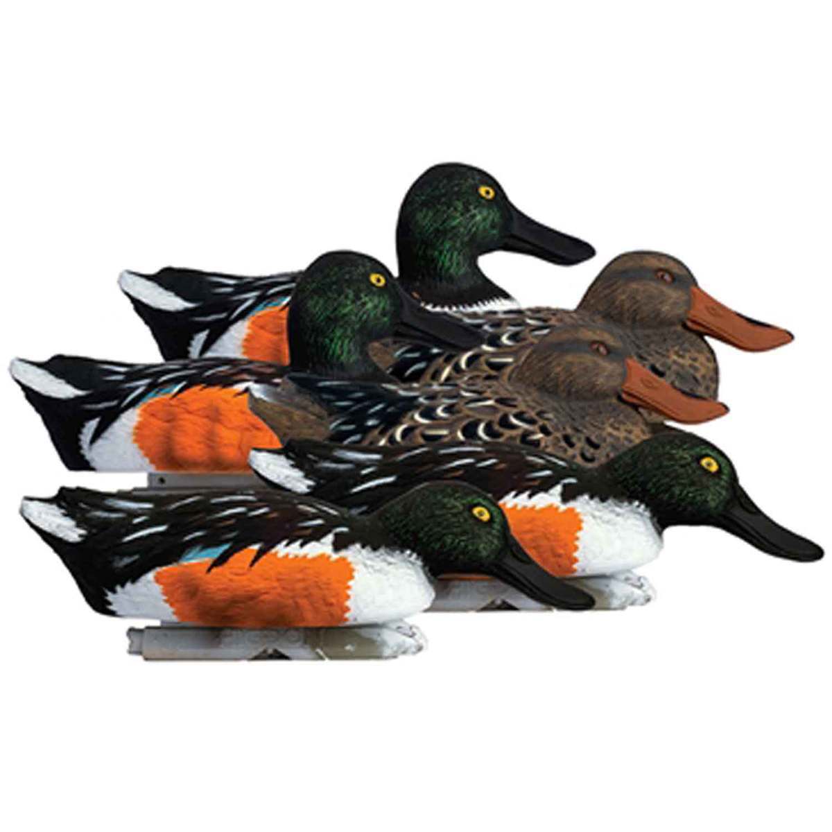 Higdon Decoys Standard Shovelers Duck Decoys - 6 Pack Higdon Decoys Standard Shovelers Duck Decoys - 6 Pack