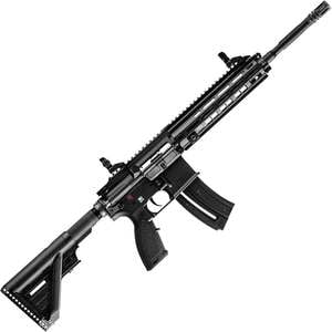 HK HK416 22 Long Rifle 16.1in Black Semi Automatic Modern Sporting Rifle - 10+1 Rounds