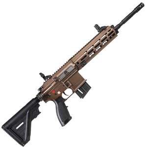 HK HK416-D 22 Long Rifle 16in Midnight Bronze Cerakote Modern Sporting Rifle - 10+1 Rounds