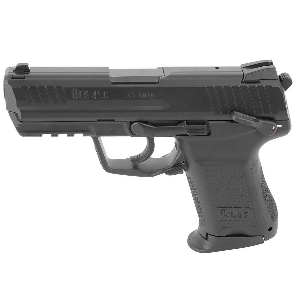 HK HK45 Compact V1 45 Auto (ACP) 3.9in Black Melonite Pistol - 8+1 Rounds - Black HK HK45 Compact V1 45 Auto (ACP) 3.9in Black Melonite Pistol - 8+1 Rounds - Black