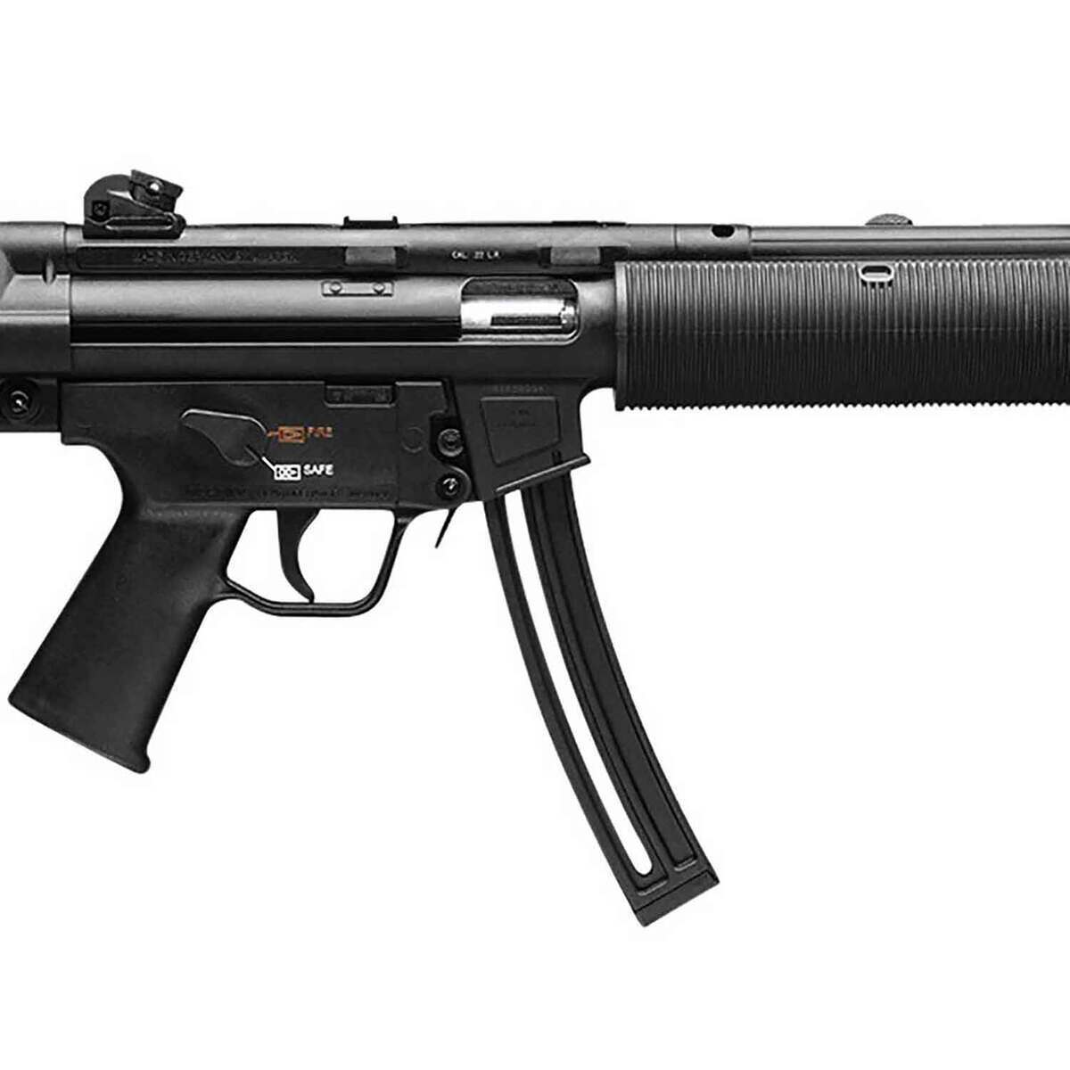 HK MP5 22 Long Rifle 16in Black Semi Automatic Modern Sporting Rifle - 10+1 Rounds - Black HK MP5 22 Long Rifle 16in Black Semi Automatic Modern Sporting Rifle - 10+1 Rounds - Black