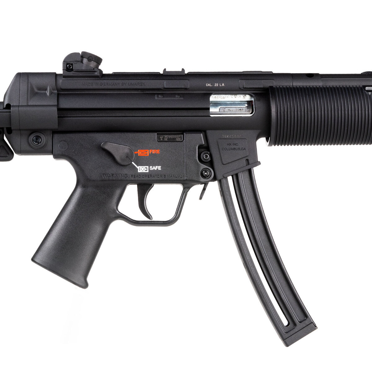H&K MP5 22 Long Rifle 16in Black Semi Automatic Modern Sporting Rifle - 25+1 Rounds - Black H&K MP5 22 Long Rifle 16in Black Semi Automatic Modern Sporting Rifle - 25+1 Rounds - Black