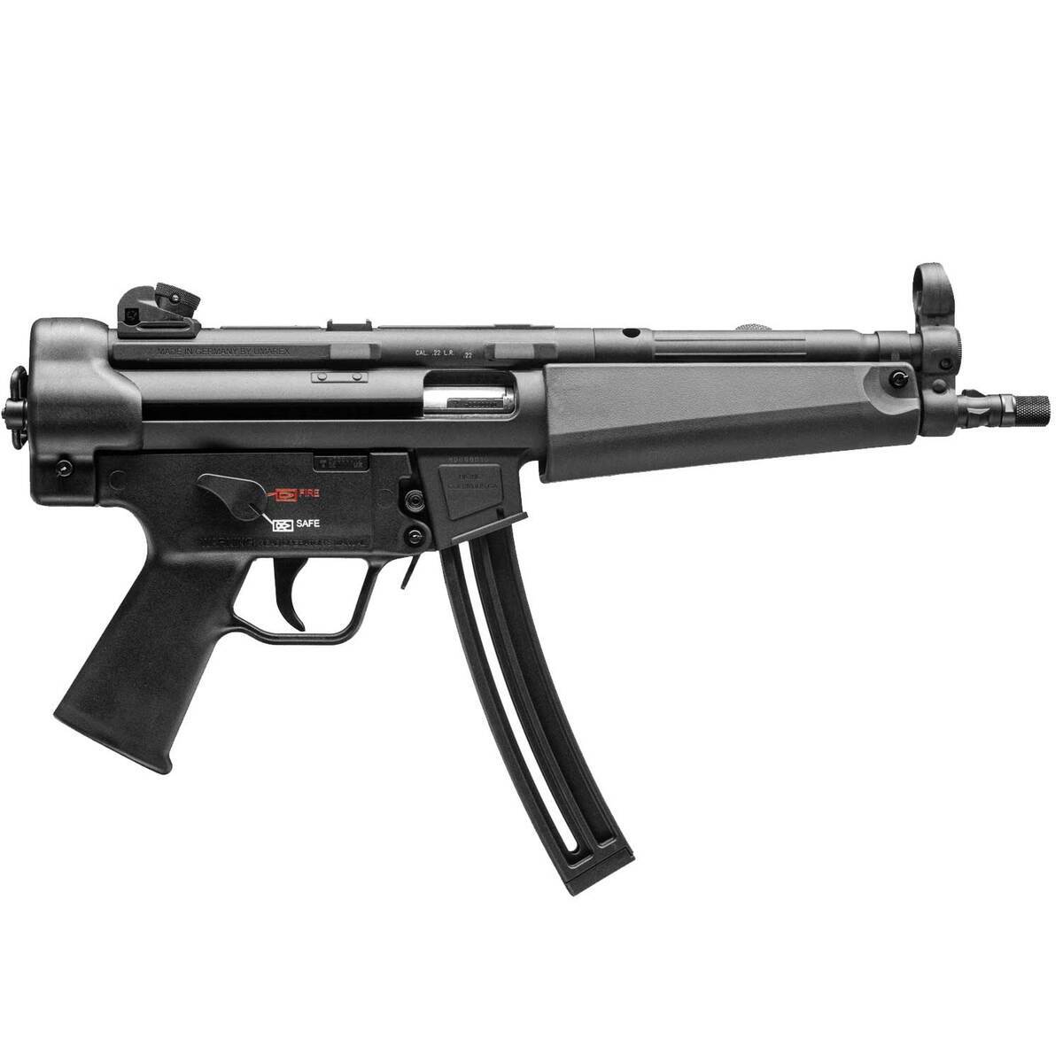 HK MP5 22 Long Rifle 8.5in Black Modern Sporting Pistol - 25+1 Rounds HK MP5 22 Long Rifle 8.5in Black Modern Sporting Pistol - 25+1 Rounds