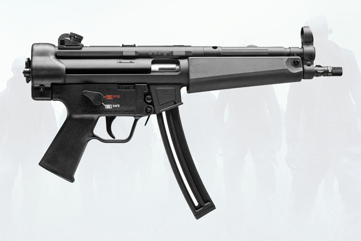 HK MP5 22 Long Rifle 8.5in Black Modern Sporting Pistol - 25+1 Rounds