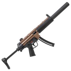 HK MP5 22 Long Rifle 16.1in Burnt Bronze Semi Automatic Modern Sporting Rifle - 25+1 Rounds