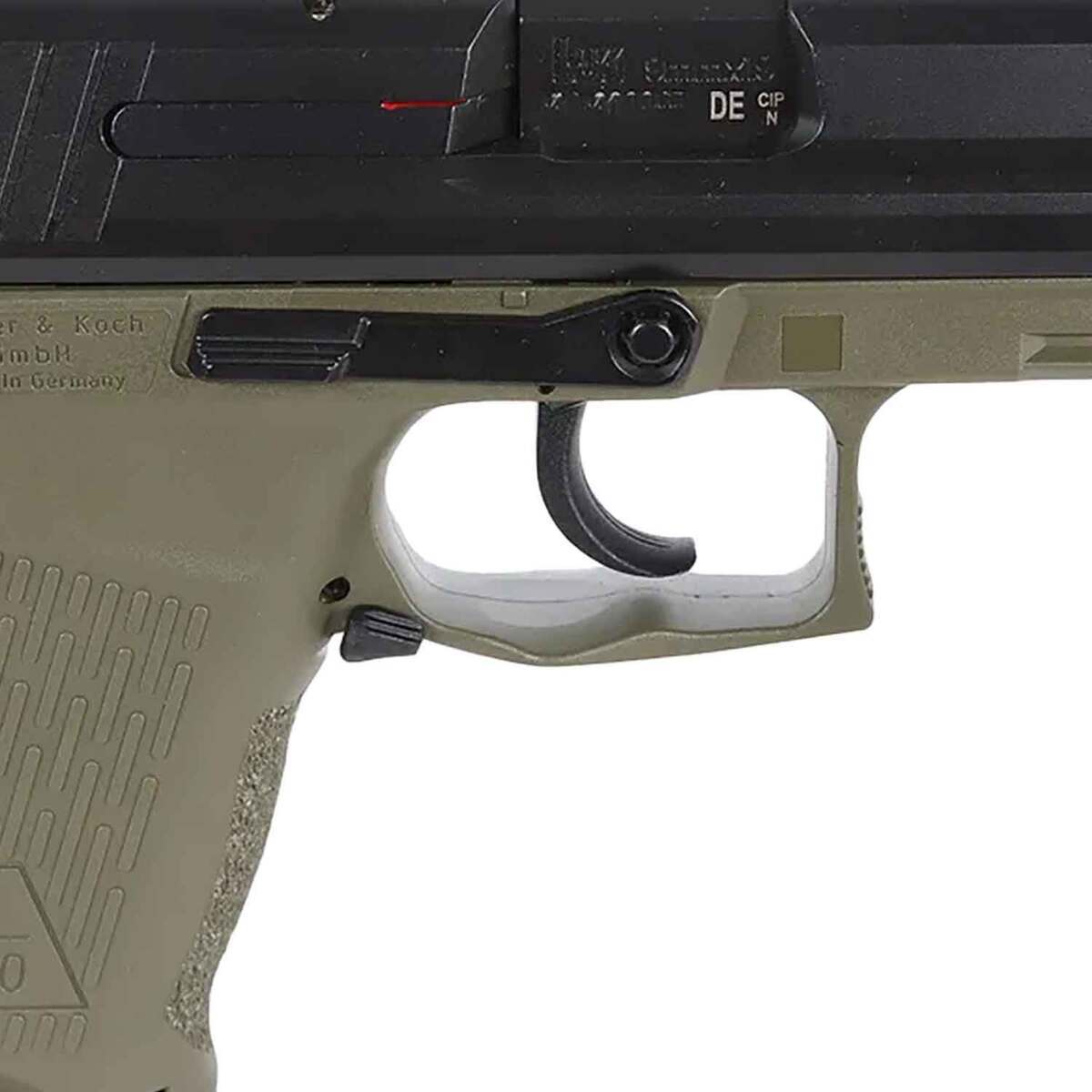 HK P2000 9mm Luger 3.4in Matte Black/Green Pistol - 13+1 Rounds - Green HK P2000 9mm Luger 3.4in Matte Black/Green Pistol - 13+1 Rounds - Green